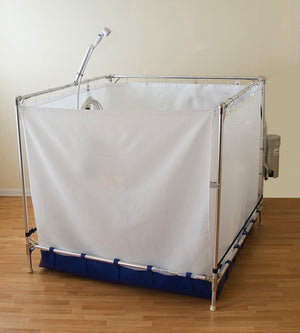 Fold Away Wheelchair Shower - Bariatric