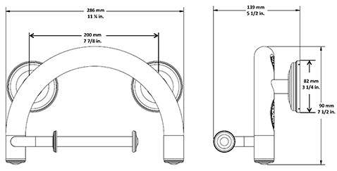 Oil-Rubbed Bronze Designer Toilet Paper Holder/Grab Bar