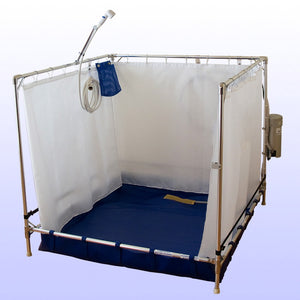 Fold Away Wheelchair Shower - Bariatric