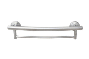 Brushed Nickel Designer Towel Bar Grab Bar